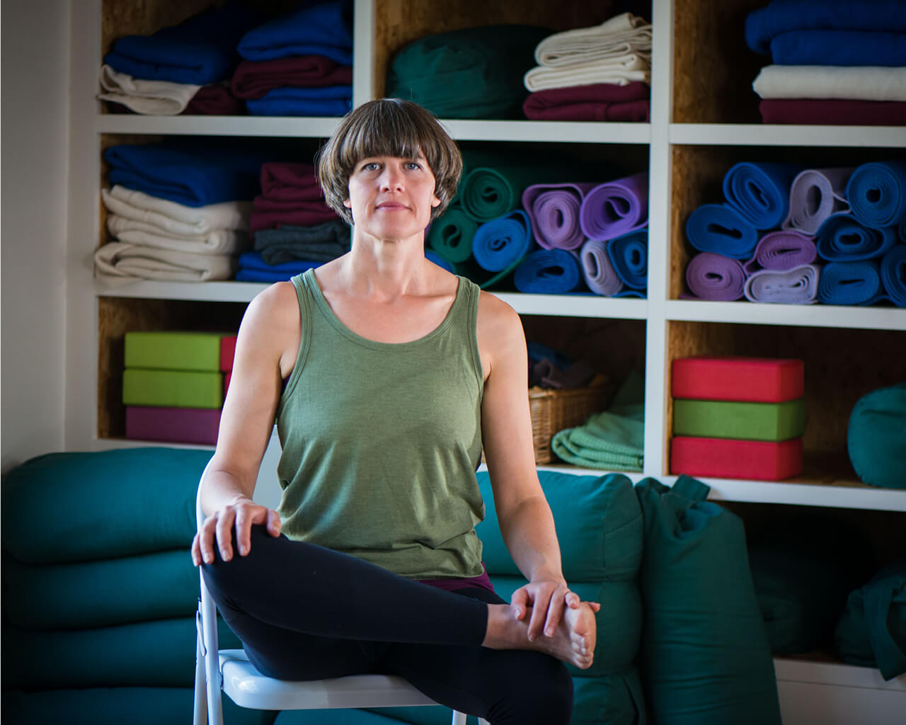 Seated Pigeon Pose – Thrive | Laya Healthcare