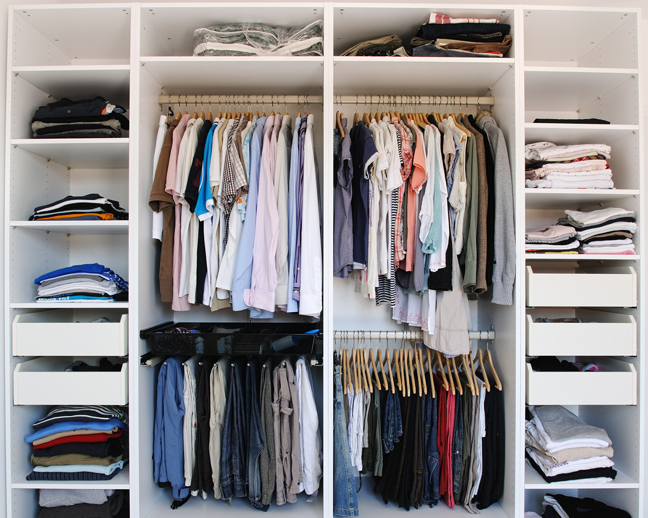 organised wardrobe preview